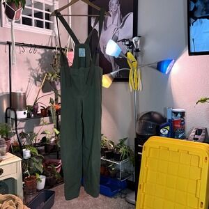 Mens Gore Tex Overalls Olive Green Bib Overalls Waterproof Military‎ Style